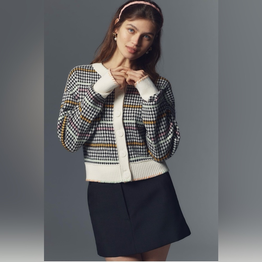 Anthropologie Maeve Sutton Compact Cardigan